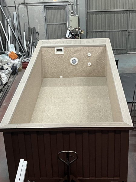 Contenedor piscina de 4m x 1,5 m