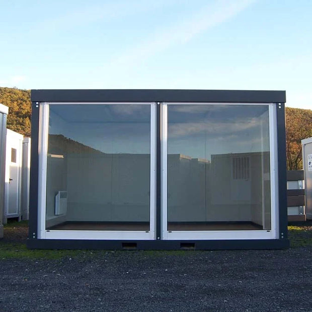 Contenedor Helsinki de 4,8 × 3,5 m para oficina, taller o sala de reuniones