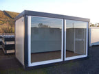 Contenedor Helsinki de 4,8 × 3,5 m para oficina, taller o sala de reuniones