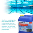 Bayzid® Cloro Líquido 48° – Desinfectante rápido para piscinas – 4 botellas de 25 kg – 13-15% de cloro activo