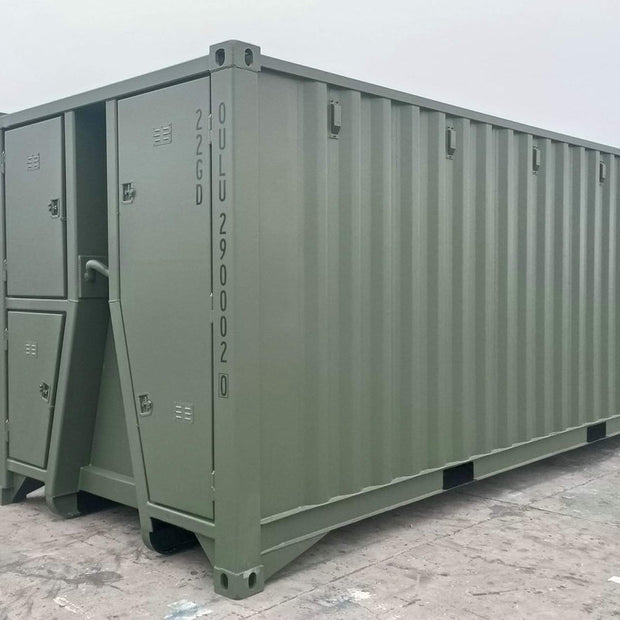 Contenedor de 20 pies con acceso lateral completo stanag