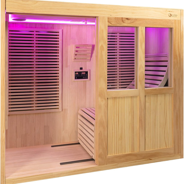 Sauna de Carbono Individual de Cuerpo Entero reclinado