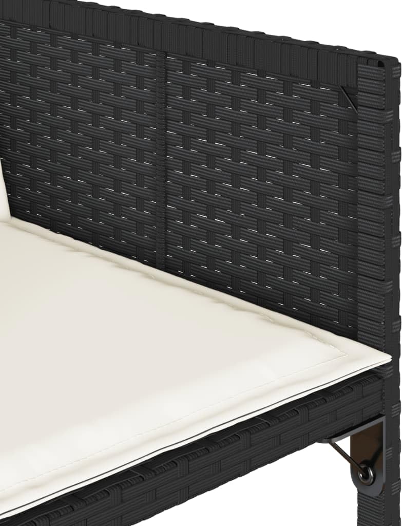 Mesa Jardin Exterior con 6 Sillas, Mesa y Sillas De Comedor De Ratán, Gris 7 pzas Type-98