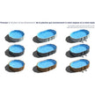 GRE - Kit de piscina redonda elevada de acero blanco de Ø300 x 122 cm (incluye filtro de arena y escalera)