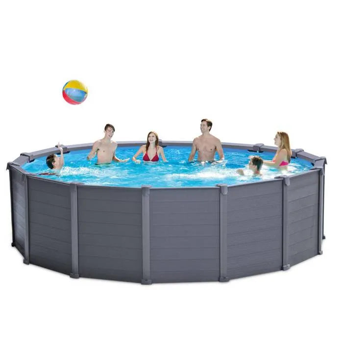 Kit de piscina de grafito de 4,78 x 1,24 m - Intex