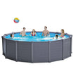 Kit de piscina de grafito de 4,78 x 1,24 m - Intex