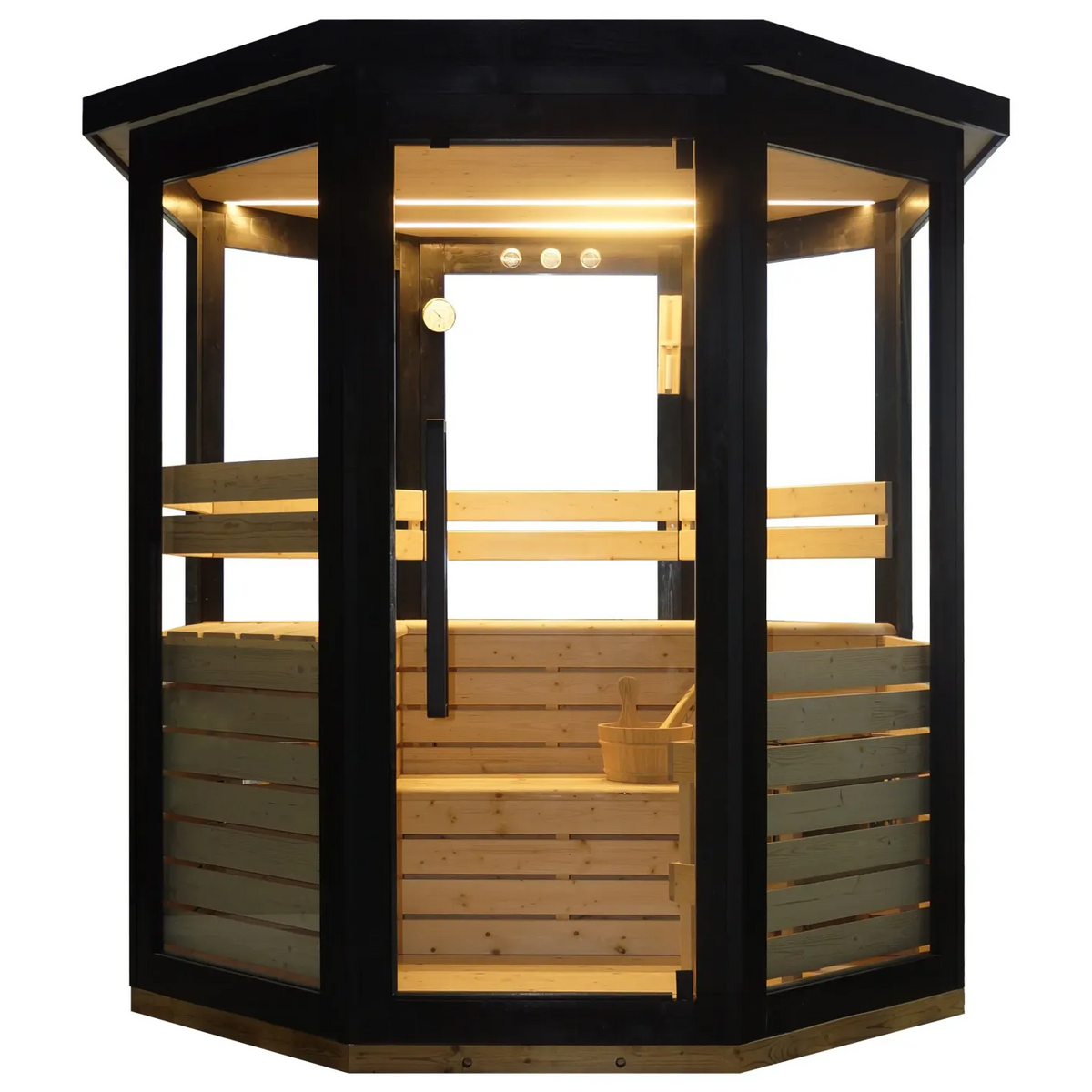 Sauna exterior de vapor para 4/5 personas