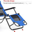 Silla de terraza Silla Gravedad salón reclinable portátil Plegable plegamiento