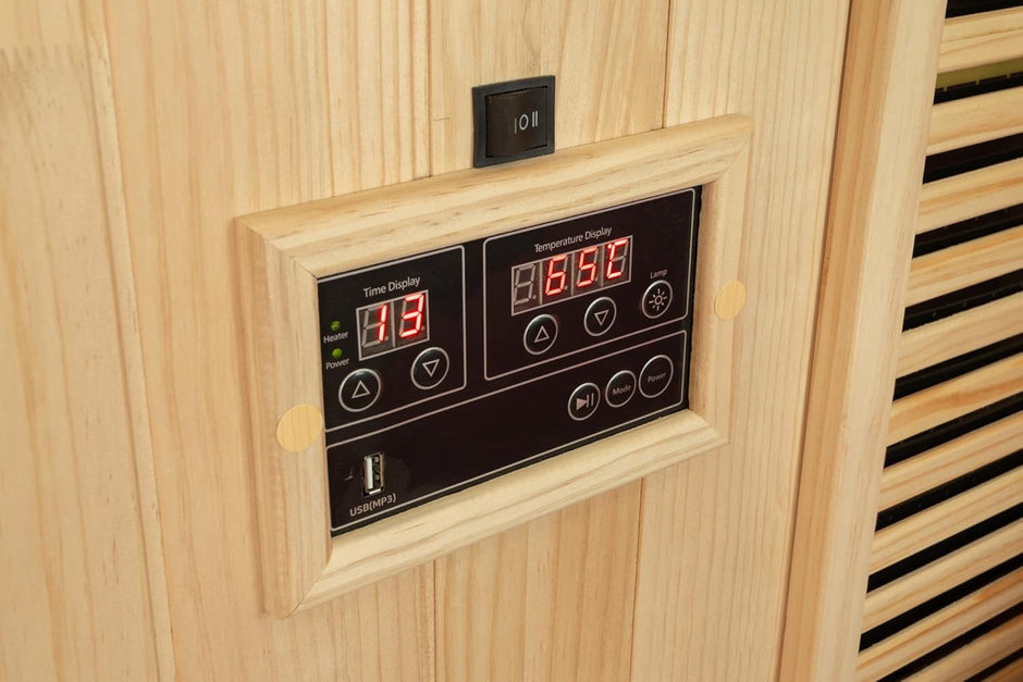 Sauna de Carbono Individual de Cuerpo Entero reclinado