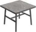 Juego de muebles de jardín de cuerda con estructura de hierro galvanizado