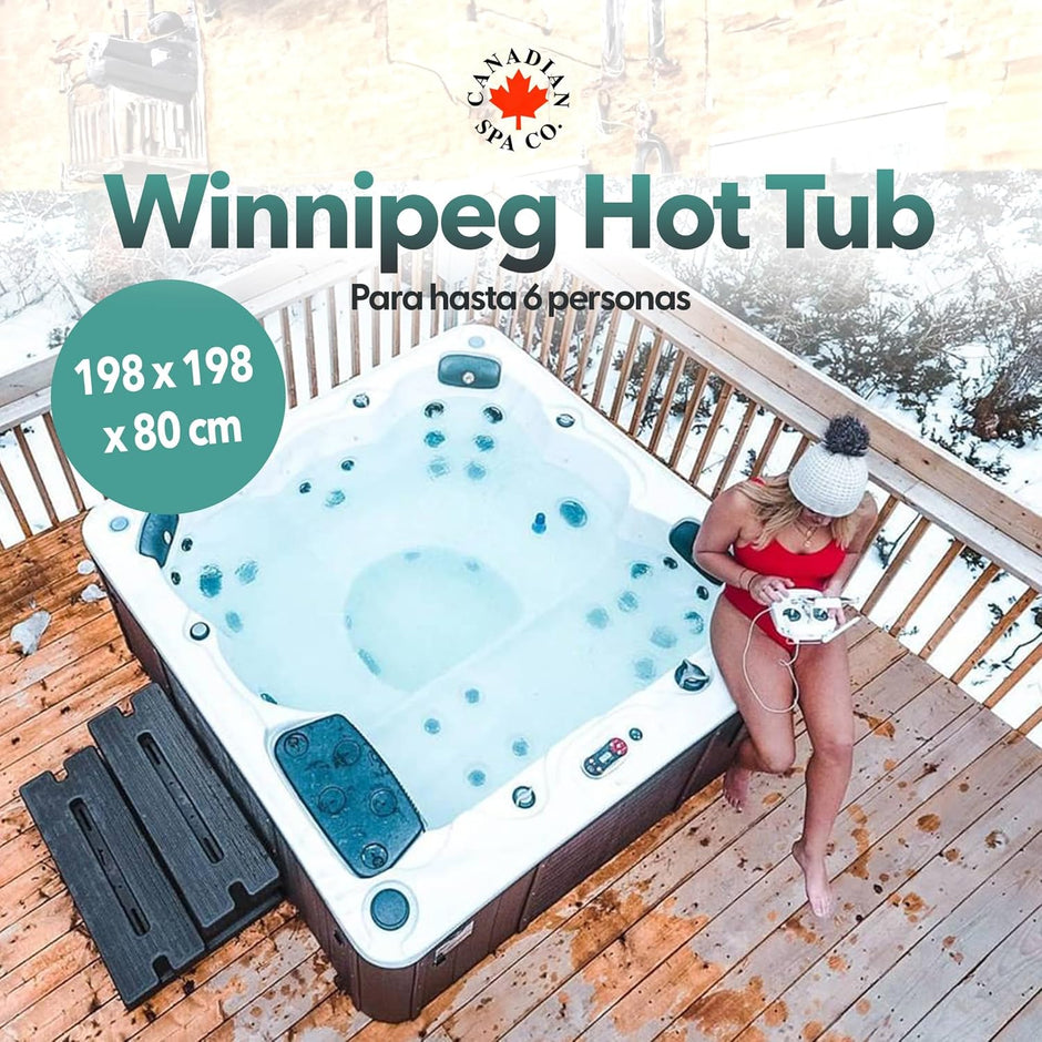 Winnipeg - Hot Tub para 6 Personas con Cubierta Aislante