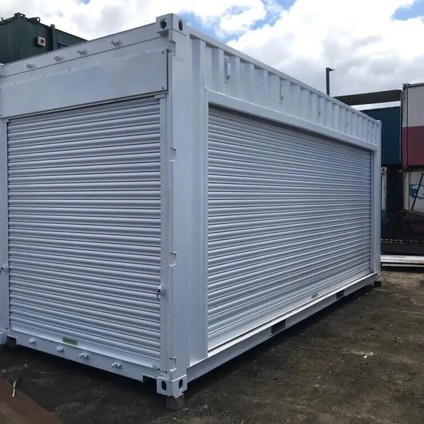 Contenedor de transporte de 20 × 8 pies con persiana enrollable