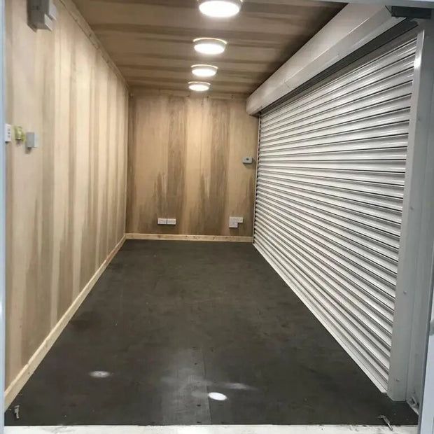 Contenedor de transporte de 20 × 8 pies con persiana enrollable