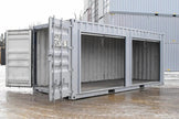 Contenedor de Almacenamiento de 20 Pies Con Puertas Enrollables